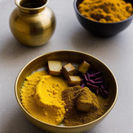 Curried Potatoes With Eggplant (Aloo Baigan Sabji recipe image
