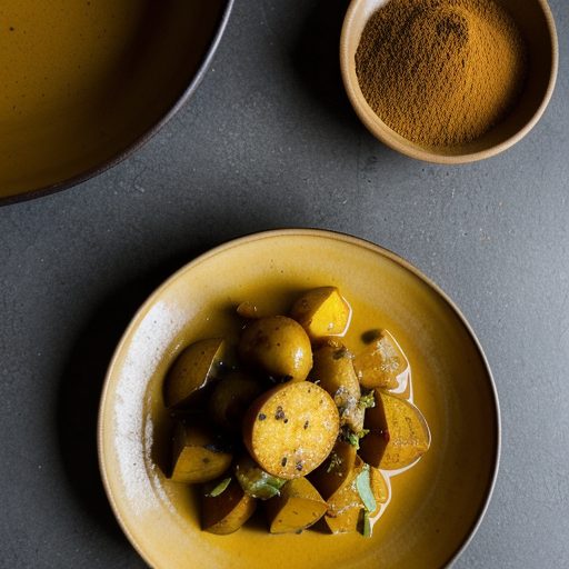 Curried Potatoes recipe image