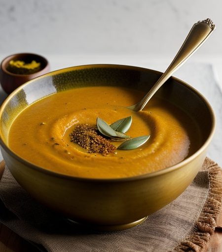 Curried Pumpkin-Apple Soup recipe image