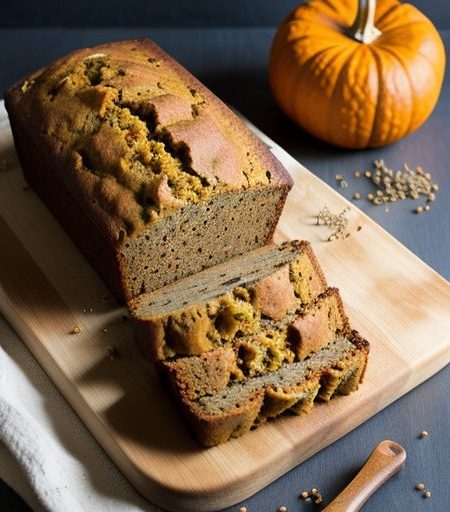 Curried Pumpkin & Banana Bread Abm recipe image