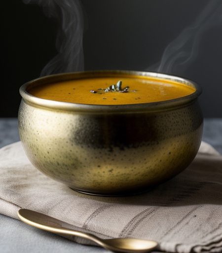 Curried Roasted Squash & Pear Soup recipe image