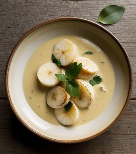 Curried Scallops in Cream Sauce recipe image