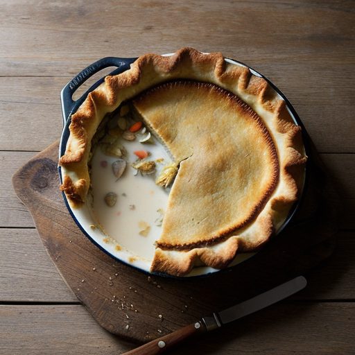 Curried Shellfish Pot Pie recipe image