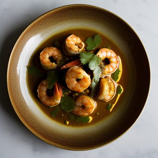 Curried Shrimp - Goong Pad Pong Garee * recipe image
