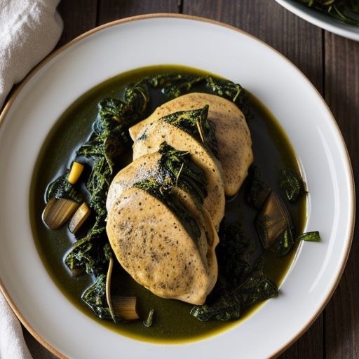 Curried Spinach-Filled Chicken Breasts recipe image
