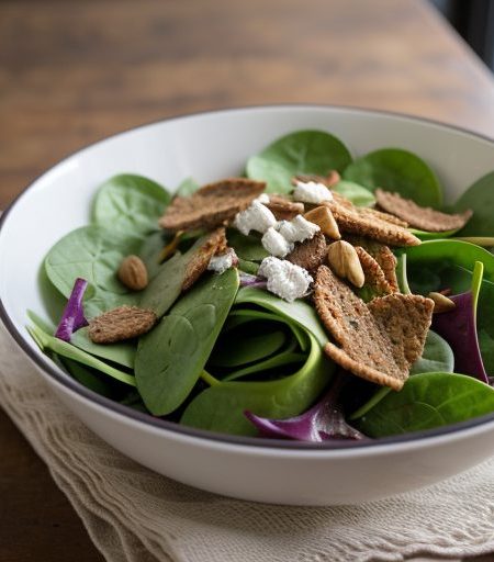 Curried Spinach Salad recipe image