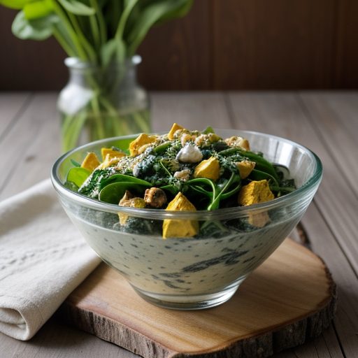 Curried Spinach Salad recipe image