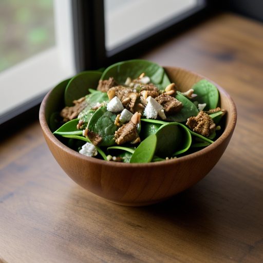 Curried Spinach Salad recipe image