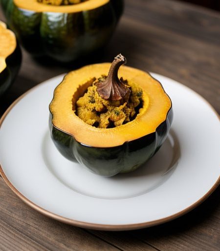 Curried Stuffed Acorn Squash recipe image