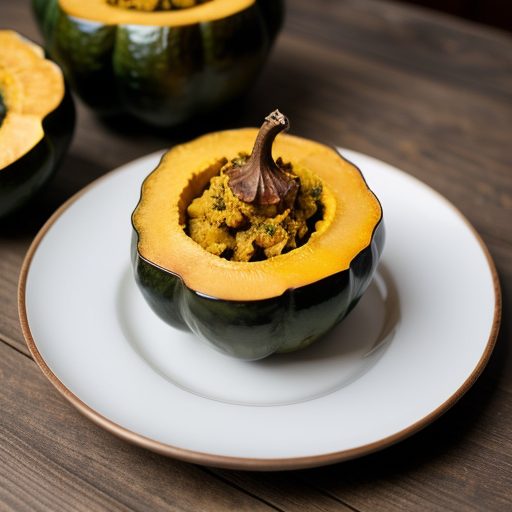 Curried Stuffed Acorn Squash recipe image