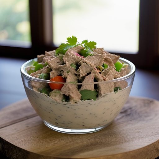 Curried Tuna Salad in Red Pepper recipe image