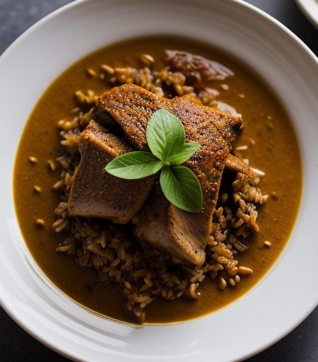 Curried Turkey on Rice recipe image