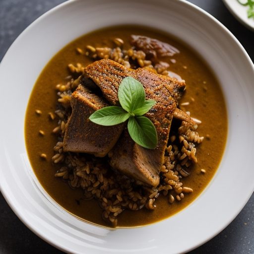 Curried Turkey on Rice recipe image