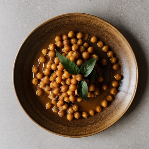 Curried Whole Chick Peas (Chole recipe image