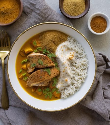 Curried-Yogurt Chicken - Country Living recipe image