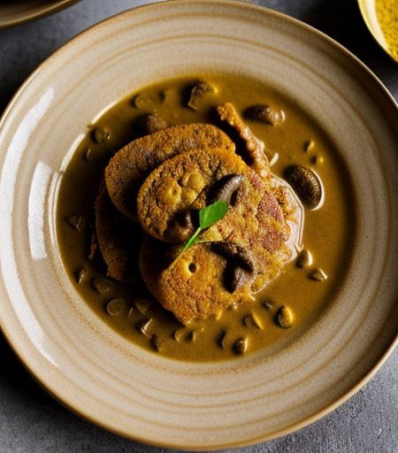 Curry De Dinde Au Lait De Coco recipe image