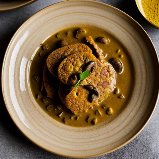 Curry De Dinde Au Lait De Coco recipe image