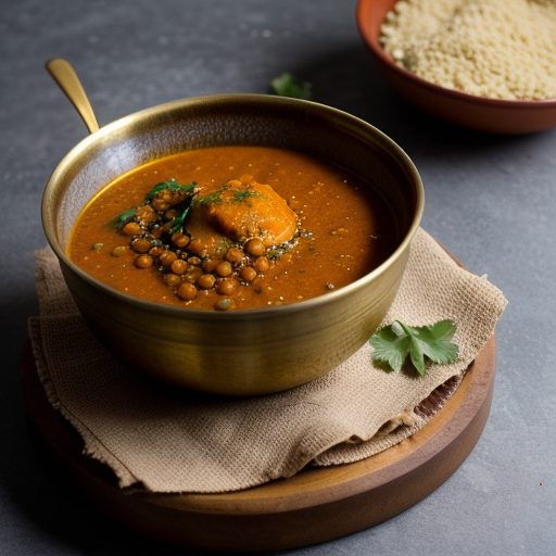 Curry-Laced Tomato-Lentil Broth recipe image