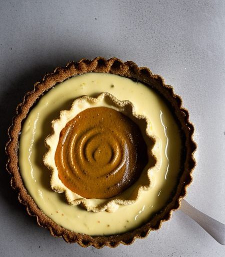 Curry N Chutney Cheese Tart recipe image