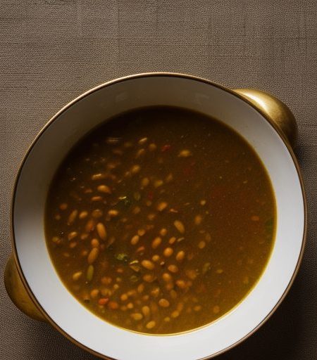 Curry Soup With Beans recipe image