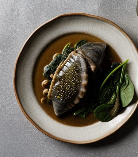 Cuttlefish With Spinach recipe image