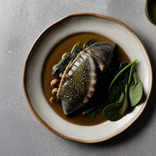 Cuttlefish With Spinach recipe image