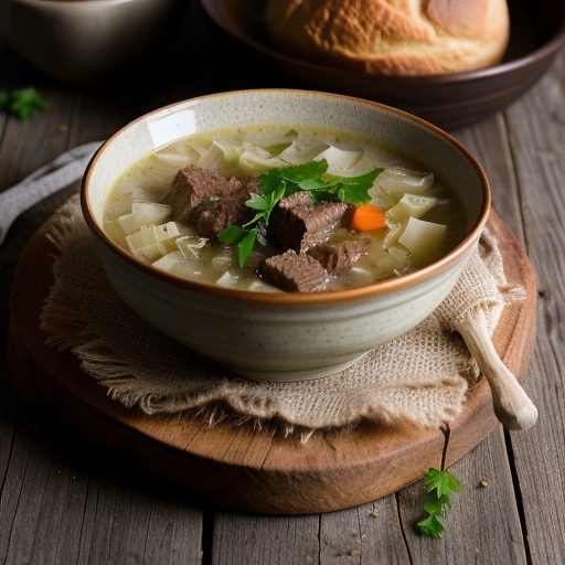 Czechoslovakian Cabbage Soup recipe image