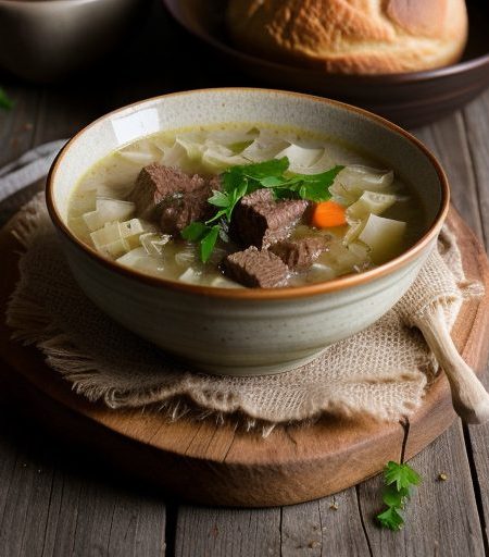 Czechoslovakian Cabbage Soup recipe image