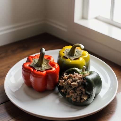 Dairy Stuffed Peppers recipe image