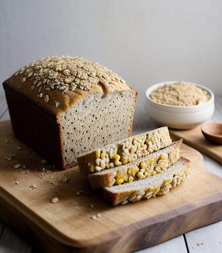 Dak's Corn-Cheddar Cheese-Oat Bran Bread (Bread Machine recipe image