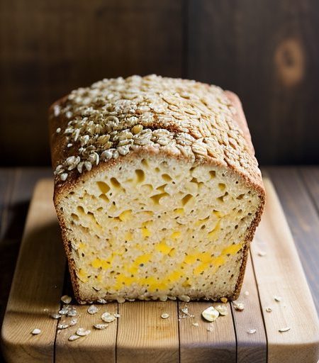 Dak's Corn-Cheddar Cheese-Oat Bran Bread (Bread Machine recipe image
