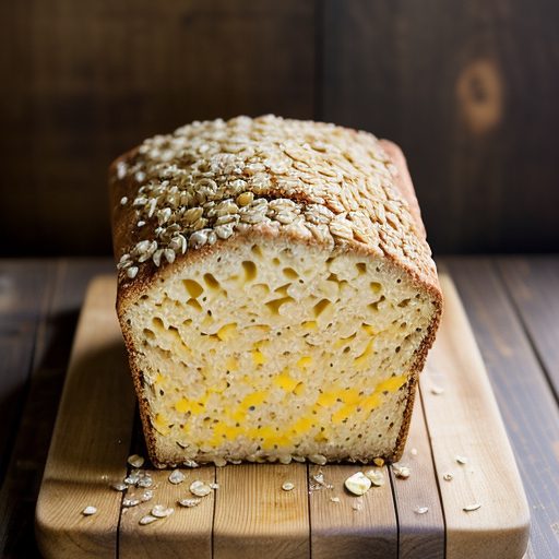 Dak's Corn-Cheddar Cheese-Oat Bran Bread (Bread Machine recipe image