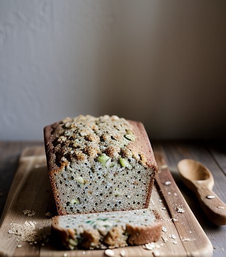 Dak's Mint Zucchini Oat Bran Bread (Bread Mac recipe image