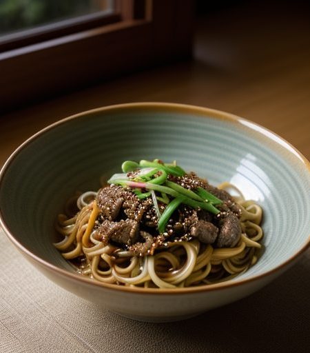 Dan Dan Mein (Noodles With Hot Meat Sauce recipe image