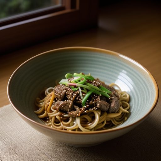 Dan Dan Mein (Noodles With Hot Meat Sauce recipe image