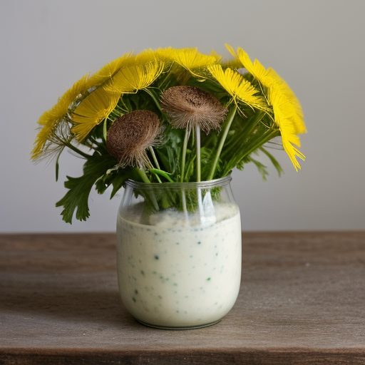 Dandelion and Lettuce Salad recipe image