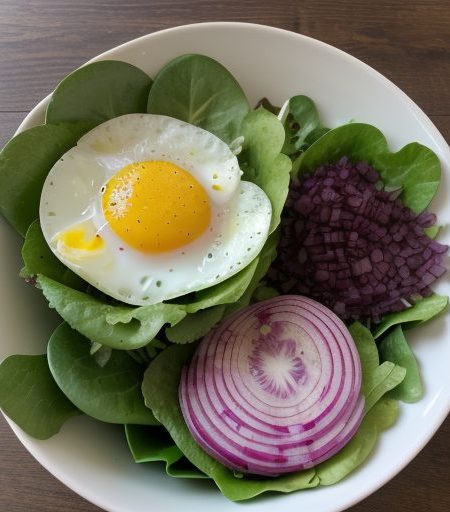 Dandelion and Lettuce Salad recipe image