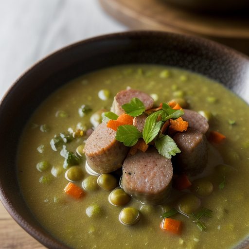 Danish Pea Soup With Pork recipe image