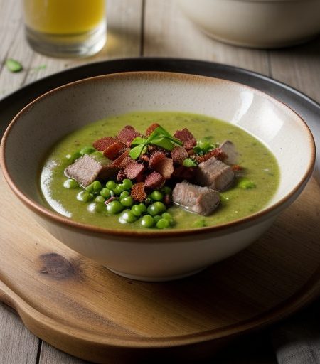 Danish Pea Soup With Pork recipe image