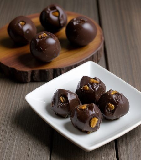 Dark Chocolate-Apricot Balls (1 PT recipe image