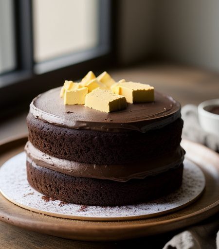 Dark Chocolate Cake recipe image