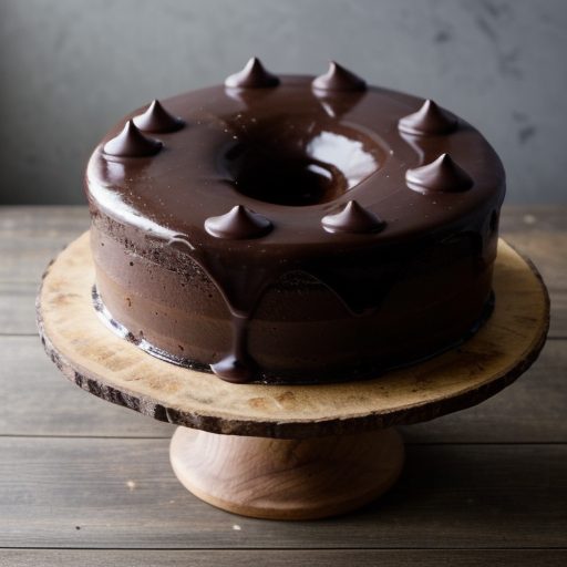 Dark Chocolate Glaze (For Decadence Cake recipe image