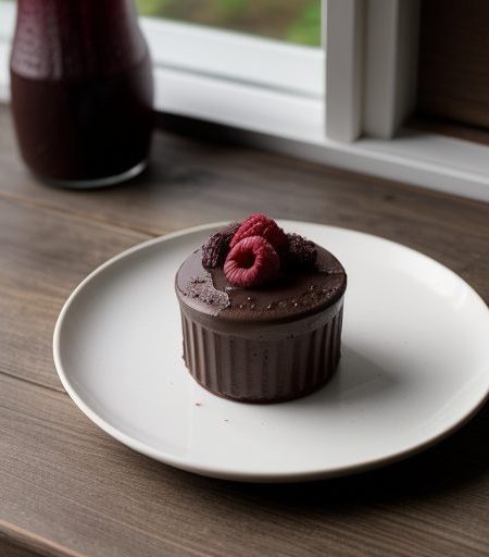 Dark Chocolate Raspberry Mousse recipe image