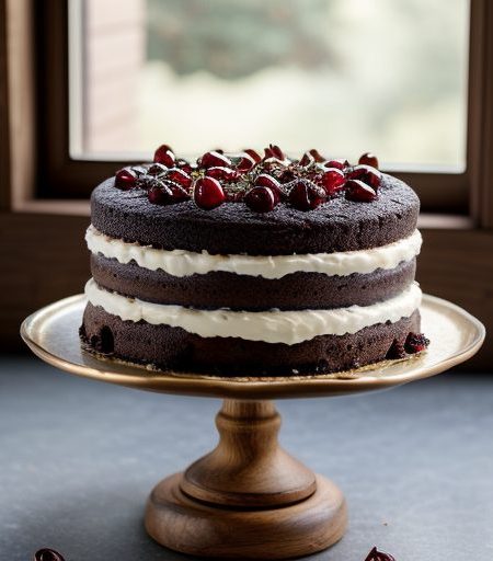 Dark Christmas Cake recipe image