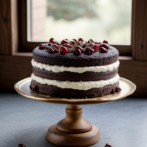 Dark Christmas Cake recipe image