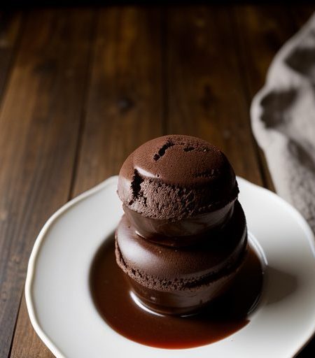 Dark Fudge Ice Cream recipe image