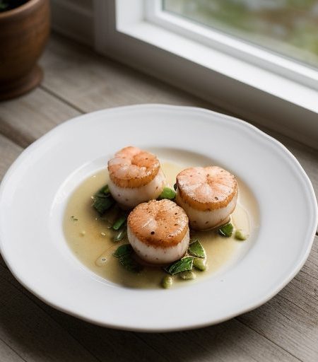 David Hagedorn's Sea Scallops With Shrimp But recipe image