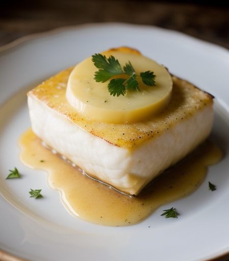 Deann's Potato Cheese Halibut recipe image