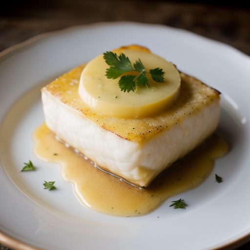 Deann's Potato Cheese Halibut recipe image