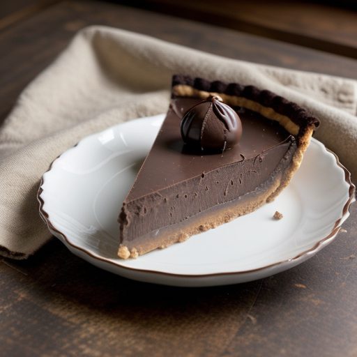 Death by Chocolate" Truffle Tart With Espresso Sauce recipe image